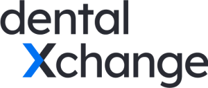 DentalXChange logo, symbolizing digital dental solutions, electronic claim processing, and practice management tools.